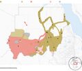 Map of Sudan Civil War so far. Guardian graphic. Source: AEI’s Critical Threats Project, 11 Apr 2025