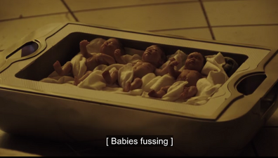 The babies after 9 month gestation